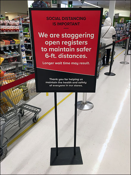 CoronaVirus Comprehensive Queue Signage System 2