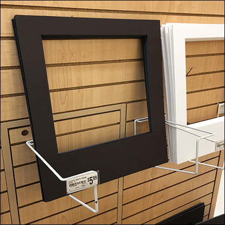 Slatwall Photo Mat Frame Holder