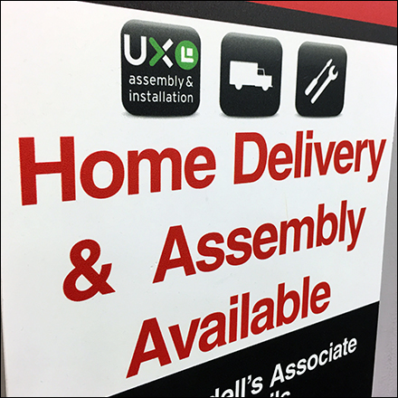 Home Delivery and Assembly Available