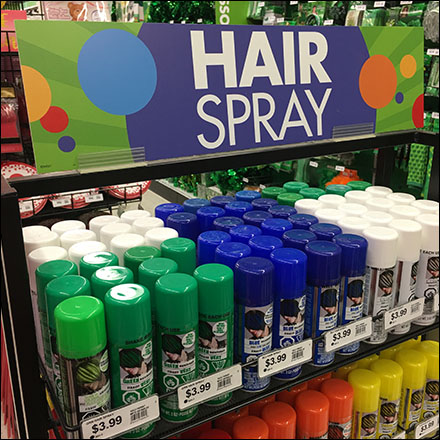 Freestanding Hair Spray Rack