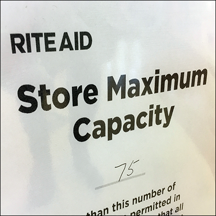 CoronaVirus Store Capacity Limit Notice