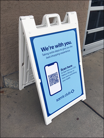 CoronaVirus CEO QR-Code Message