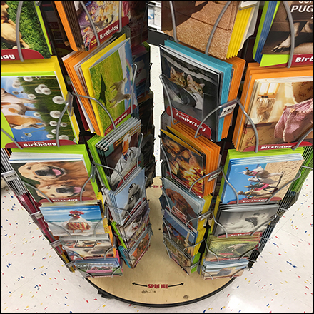 Seriously Funny Greeting Card Spinner Tower