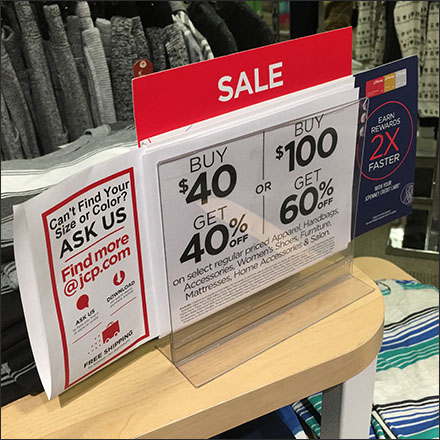 Three-Way Header Sign Holder Strategy
