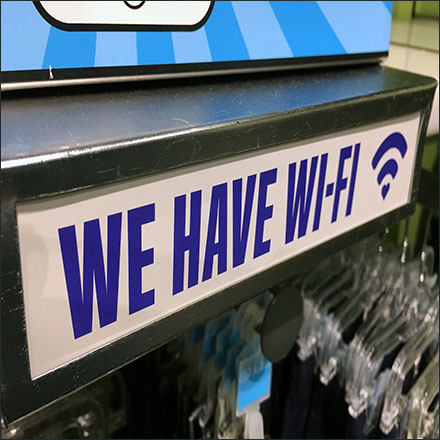 We Have WiFi Shelf Overlay Feature
