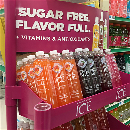 Sparkling-Ice Reverse Gravity-Feed Tower