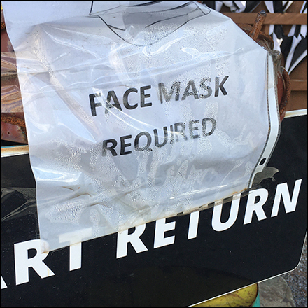 Cart Return Face Mask Reminder
