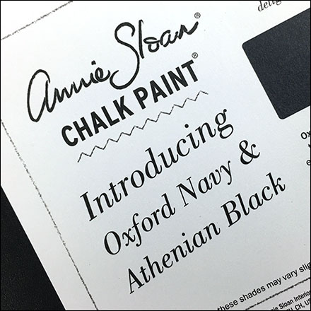 Introducing Chalk Paint Color Postcard