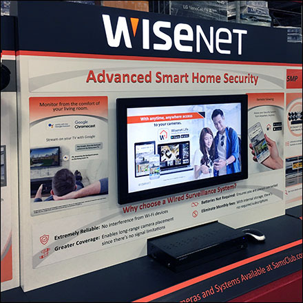 WiseNet Security Pallet Rack Display