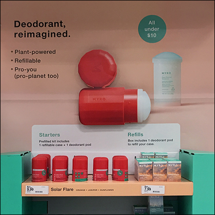 Reimagined Deodorant Endcap Display