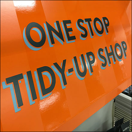 Harry's One-Stop Tidy-Up-Shop Endcap