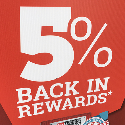 Money-Back Rewards Sidewalk Sign
