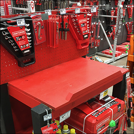 Craftsman Branded Workbench Display