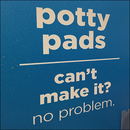 Doggy-Potty-Pads Shelf-Edge Grip Clip