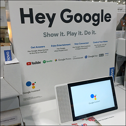 Hey Google Three Pallet Merchandising