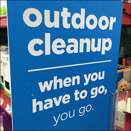 Outdoor-Doggy-Cleanup In-Aisle Pet Promotion