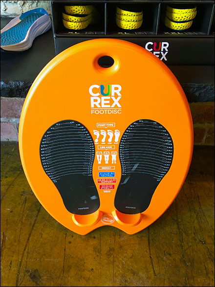 Cur-Rex Footdisk Shoe Measurement Aid