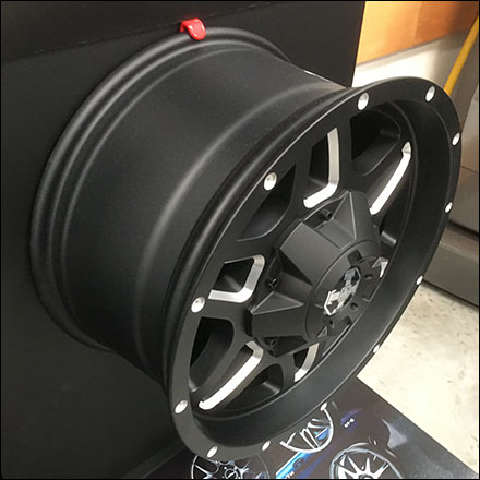 Custom Wheel Display Hook Display