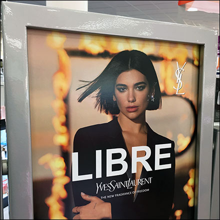 Yves-Saint-Laurent Branded Island Display