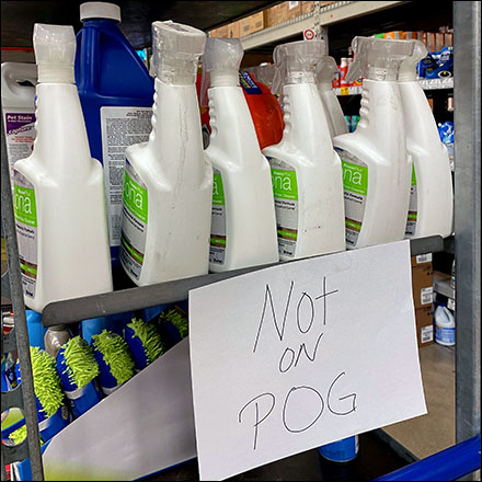 Not-on-POG Work Cart Annotation