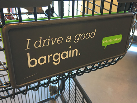 Nordstrom-Rack Branded Shopping Cart