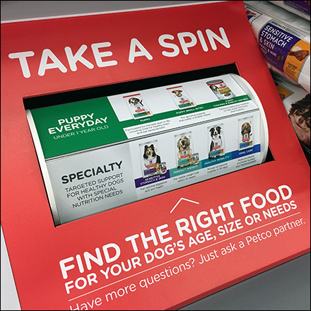 Science-Diet Pet Food Selector Spinner