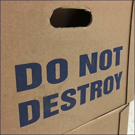 Petco Do-Not-Destroy Corrugated Tote Directive
