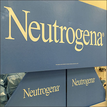Neutrogena Metal Tower Merchandising Display