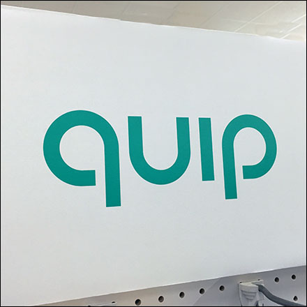 Quip Toothbrush Array Shelf-Top Display