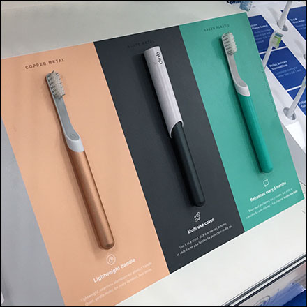 Quip Toothbrush Array Shelf-Top Display