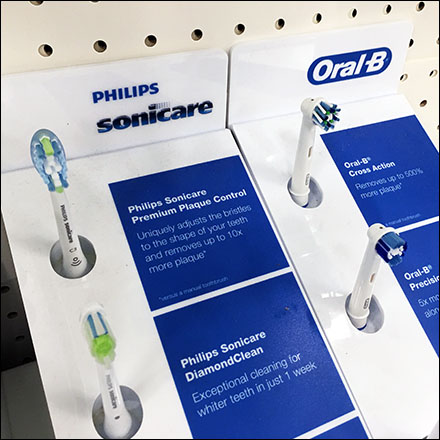 Toothbrush Shelf-Top Brand Comparison