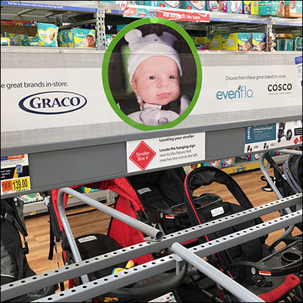 Baby Stroller Merchandising Lineup