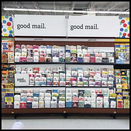 Walmart Good Mail Greeting Card Inline Display Aux