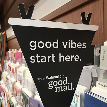 Good Mail Greeting Card Triangular Promo-Flag