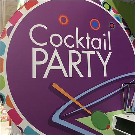 Cocktail Party Shelf-Edge Promo-Flag