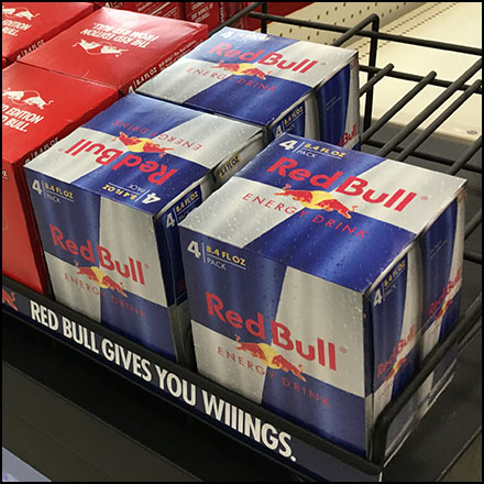 RedBull Grab-N-Go Gravity-Feed Rack