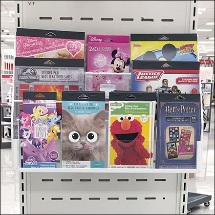 Greeting-Card Slotwall Waterfall Rack