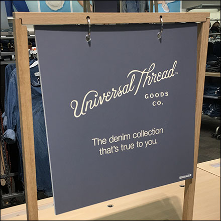 Universal-Thread Table-Top Snap-Ring Sign