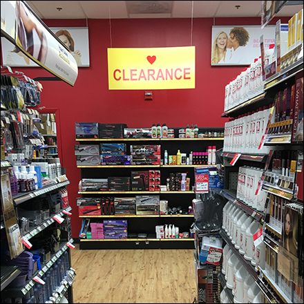 Sally Beauty Supplies Clearance Department