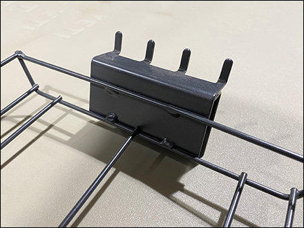 Open-Wire Tray Pegboard Backplate