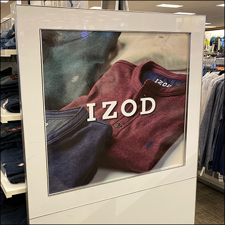 Izod Slacks Display Billboards HenleysIzod Slacks Display Billboards Henleys