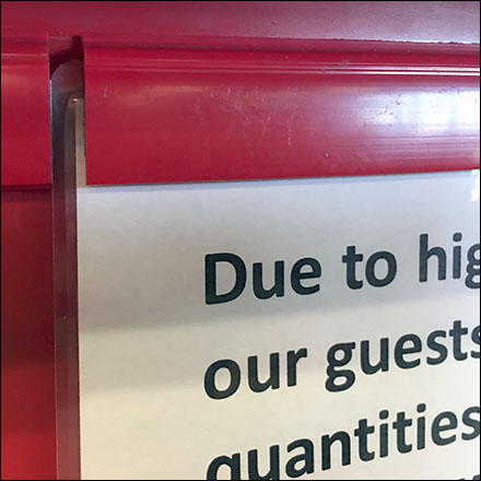 Comprehensive Sign Inventory Selection Board