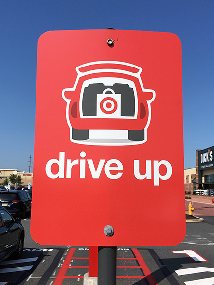 Drive-Up Pickup Loading Zone Signs
