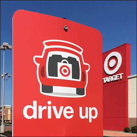 Target Drive-Up Pickup Loading Zone Signs