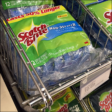 Scotch-Brite Sponge Endless Basket Display