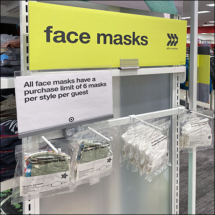 Children’s Face Masks Display