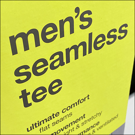 Men's Seamless T-Shirt Upright Sign
