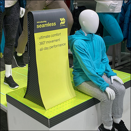 Seamless All-In-Motion Wave-Profile Sign