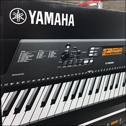 Yamaha Keyboard Pallet Rack Merchandising