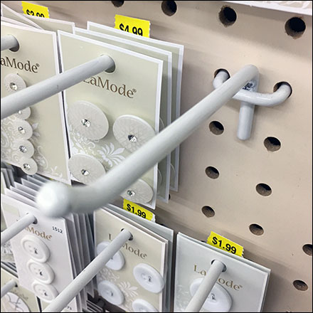 All-Wire Pegboard Hook Array Dissected